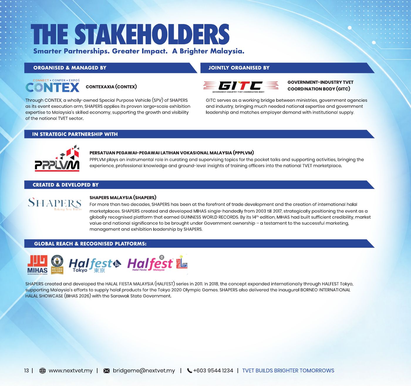 NEXT 2027 brochure, page 13 of 14